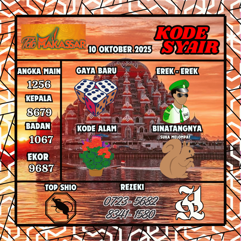 Kode Syair Makassar Pools - Oktober Pools