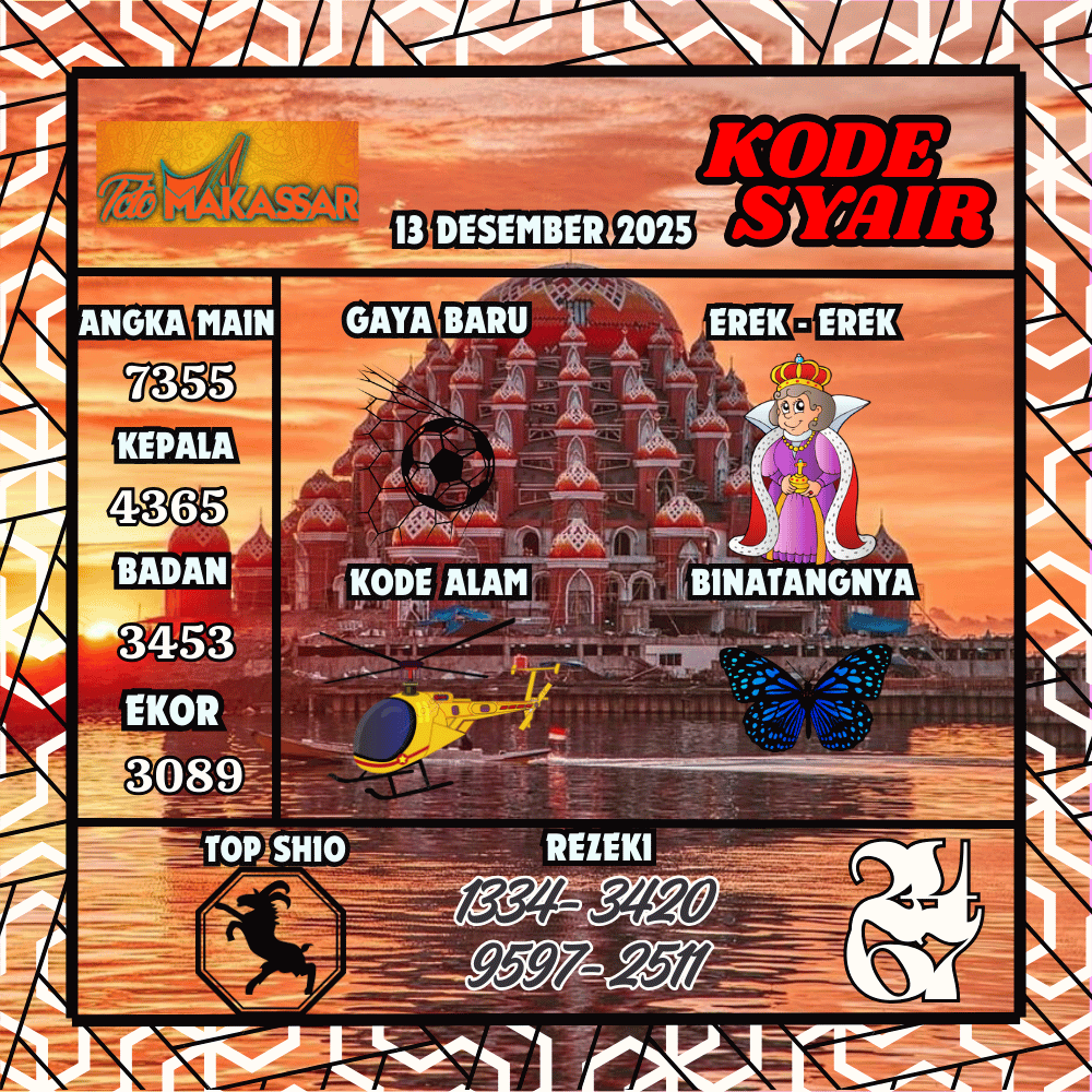Kode Syair Makasar Pools - Desember Pools