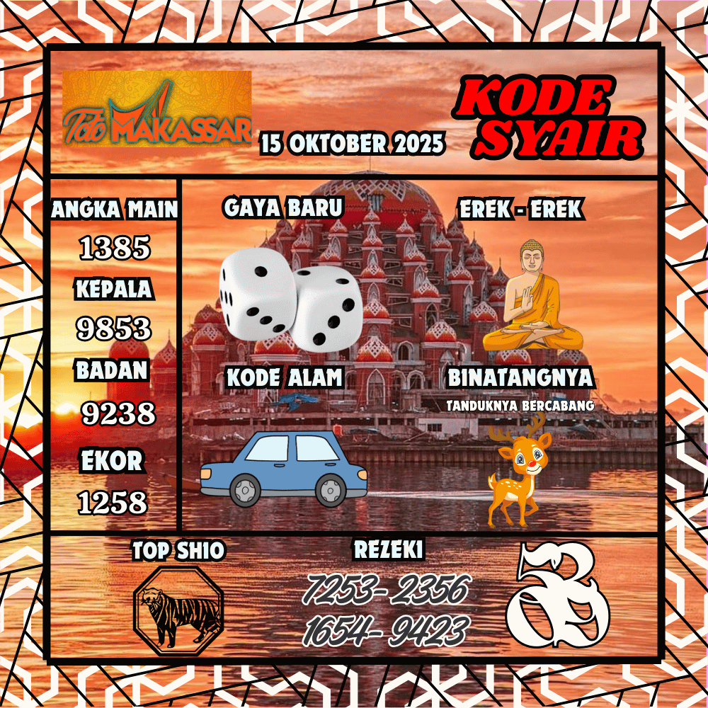 Kode Syair Makassar Pools - Oktober Pools