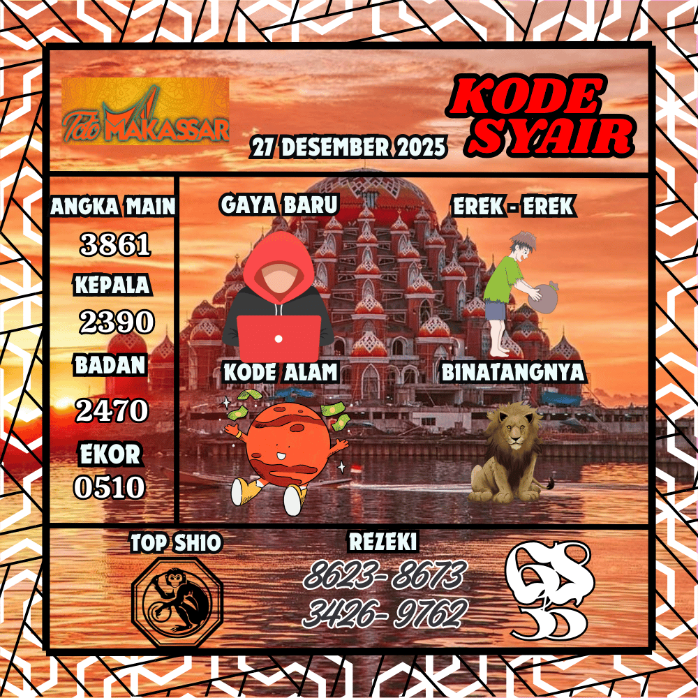 Kode Syair Makasar Pools - Desember Pools