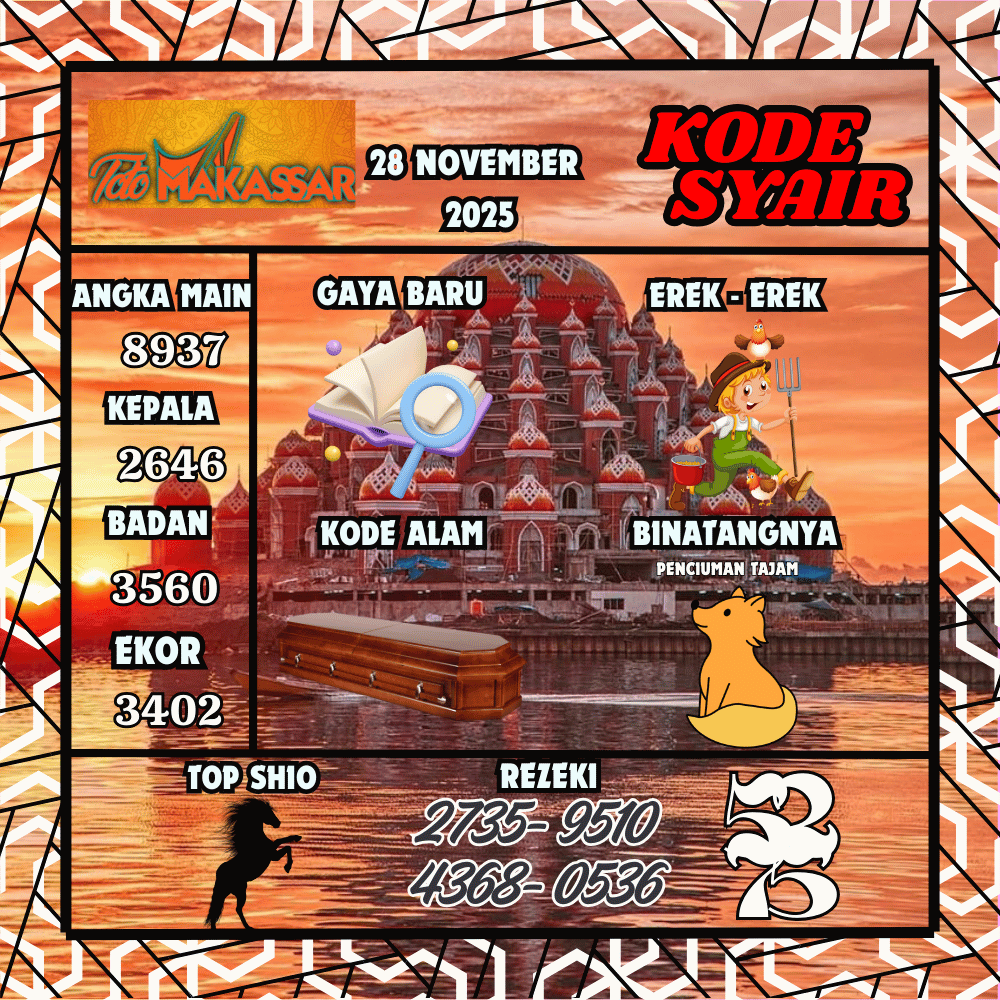 Kode Syair Makasar Pools - November Pools