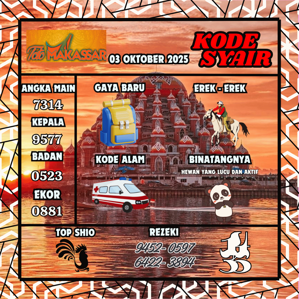 Kode Syair Makassar Pools - Oktober Pools