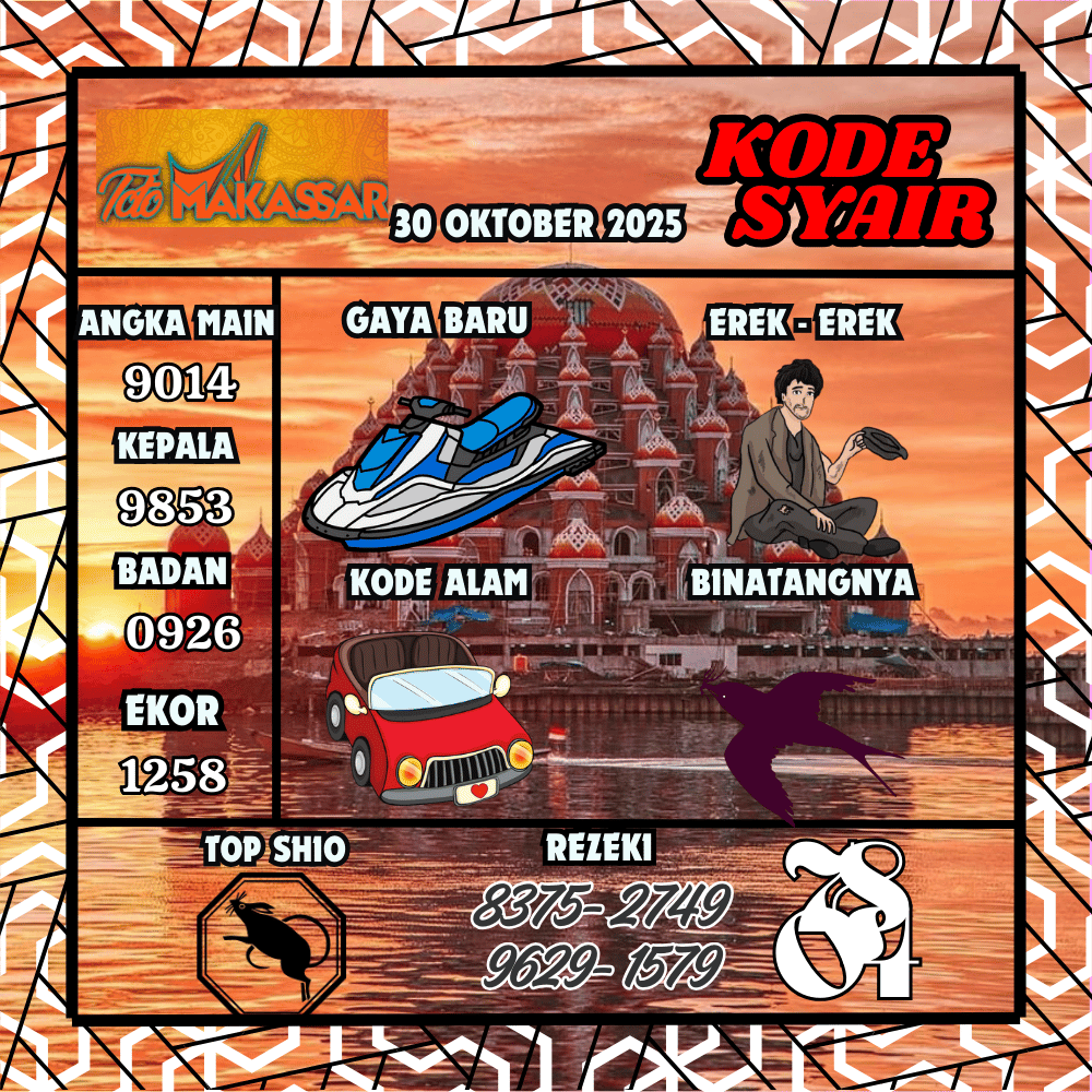Kode Syair Makassar Pools - Oktober Pools