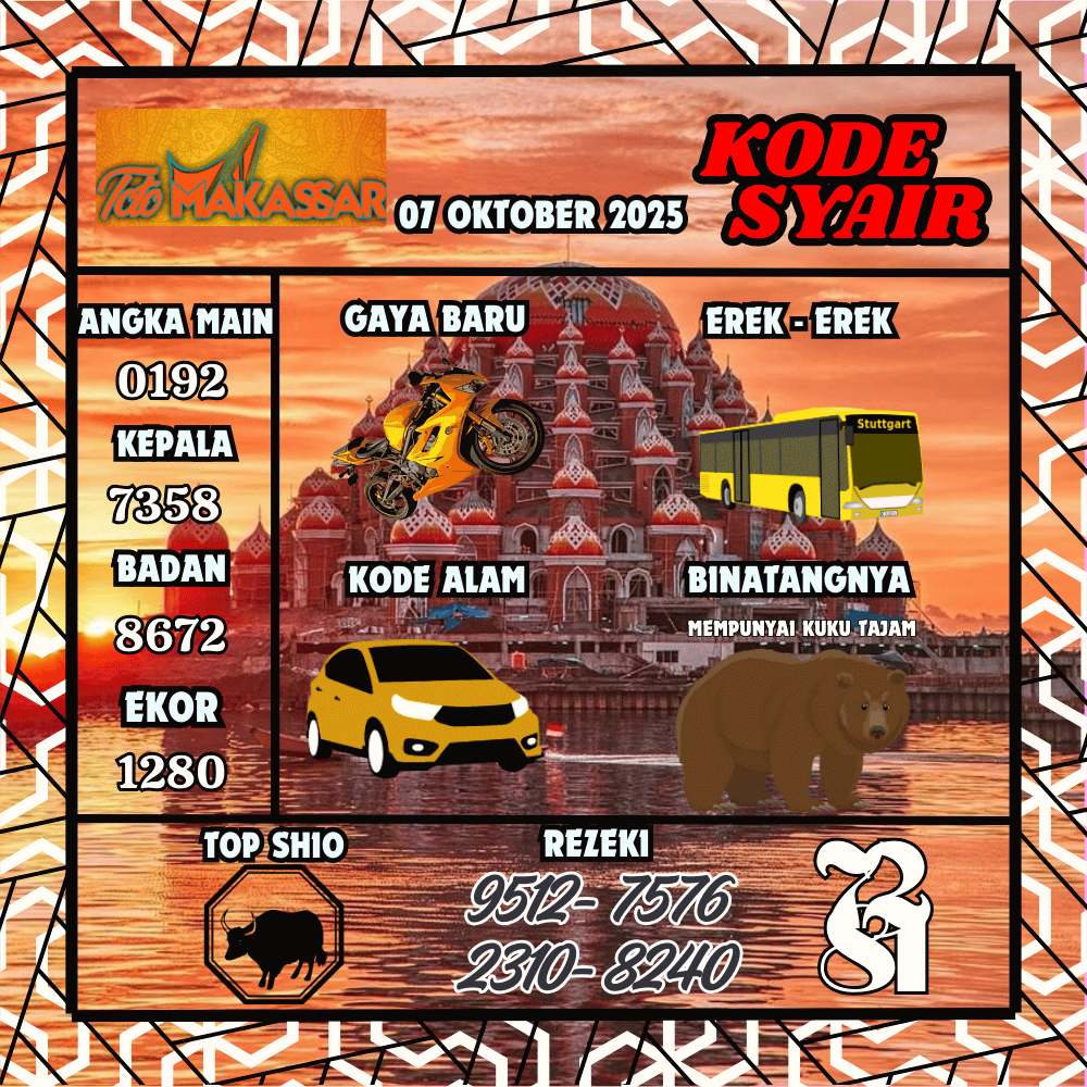 Kode Syair Makassar Pools 01 Oktober 2025 