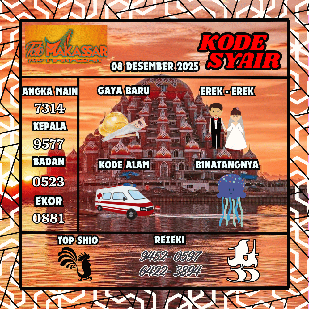 Kode Syair Makasar Pools - Desember Pools