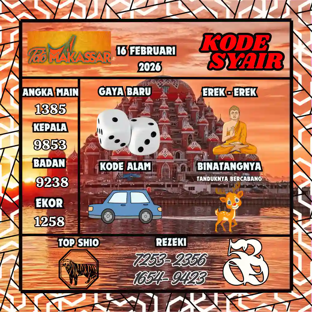 Kode Syair Makasar Pools Februari 2026