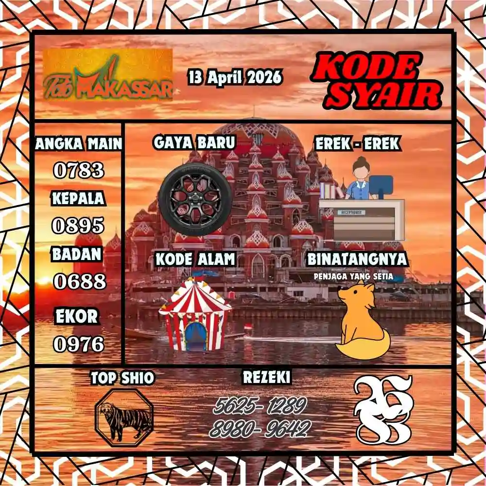 Kode Syair Makasar Pools April 2026

