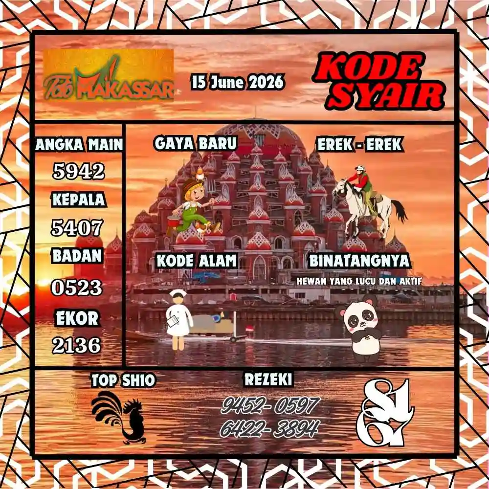 Kode Syair Makasar Pools Juni 2026
