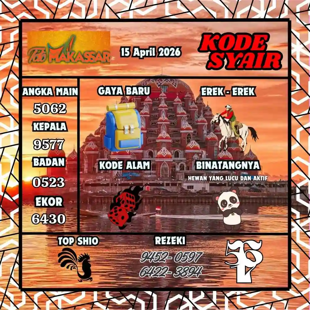 Kode Syair Makasar Pools April 2026
