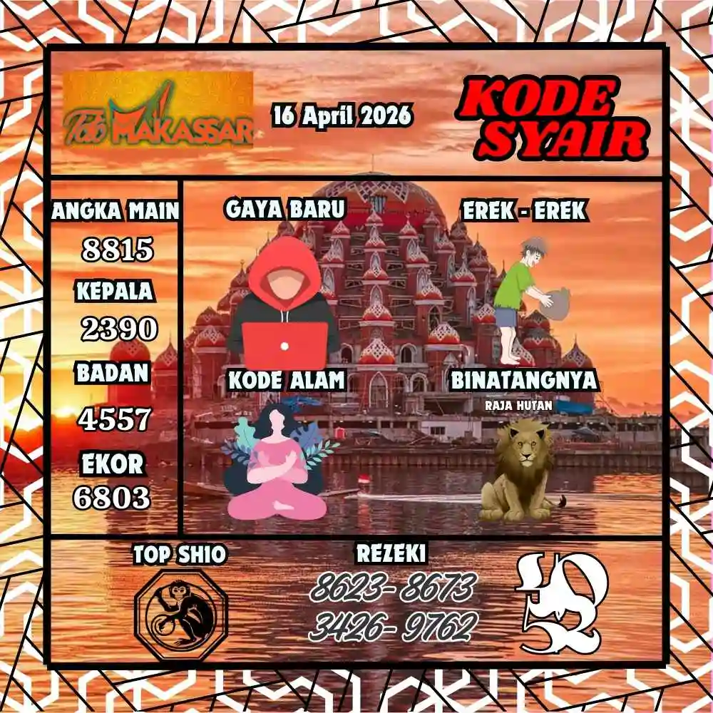 Kode Syair Makasar Pools April 2026
