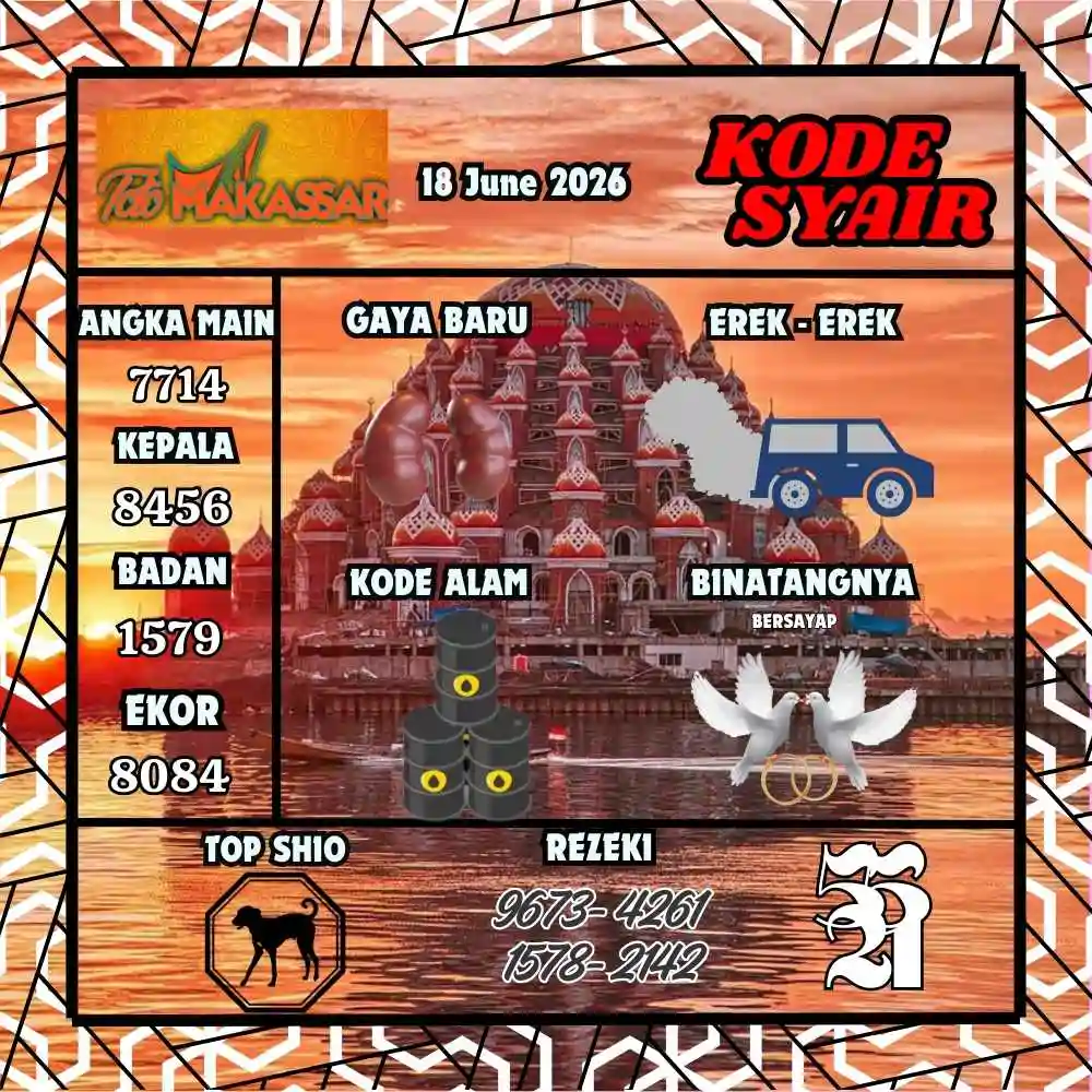 Kode Syair Makasar Pools Juni 2026
