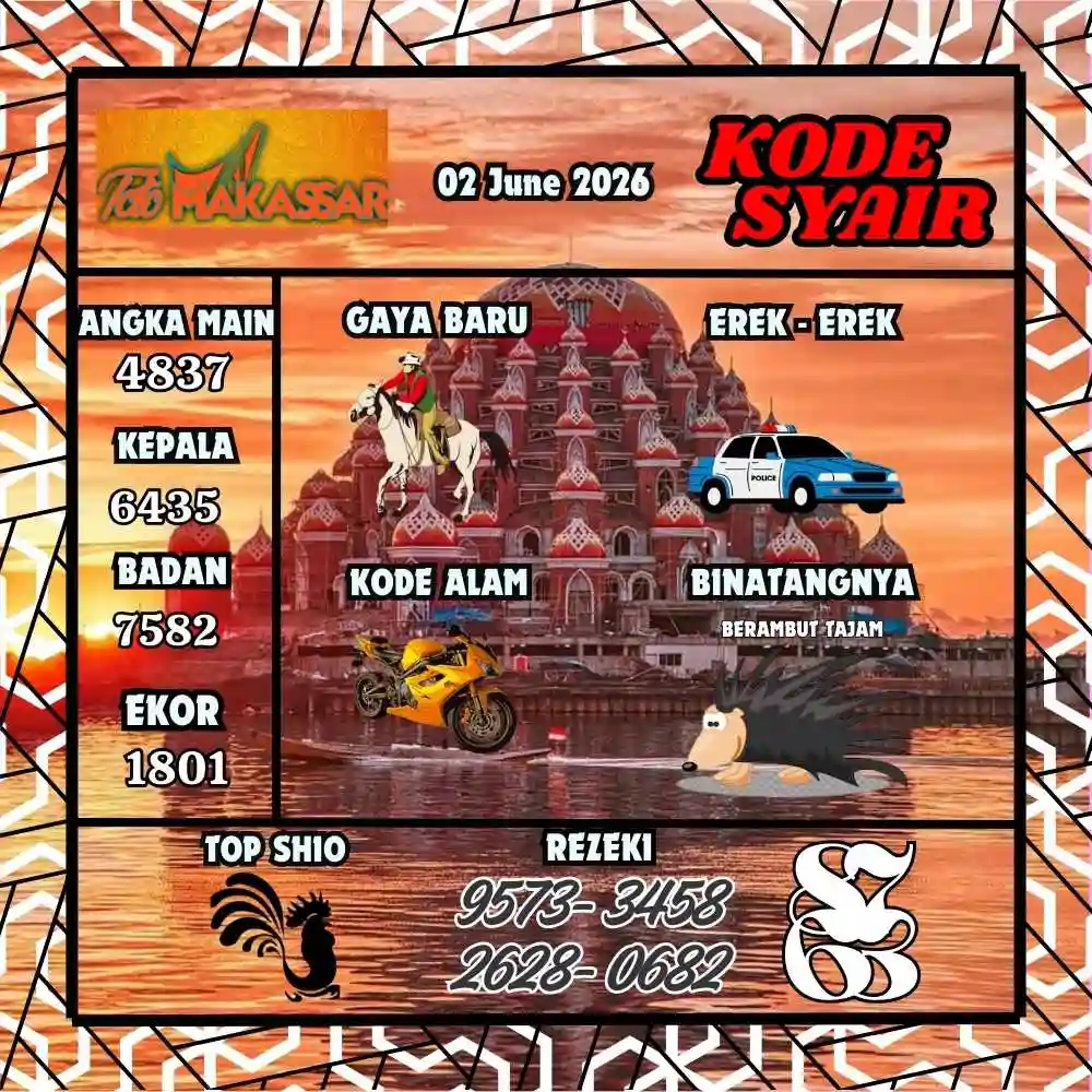 Kode Syair Makasar Pools Juni 2026
