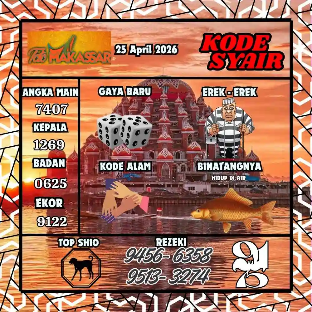 Kode Syair Makasar Pools April 2026
