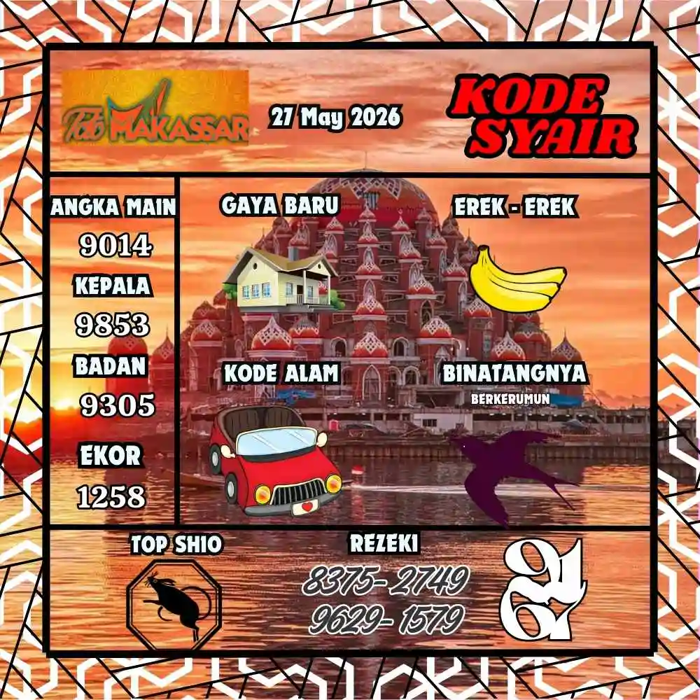 Kode Syair Makasar Pools Mei 2026