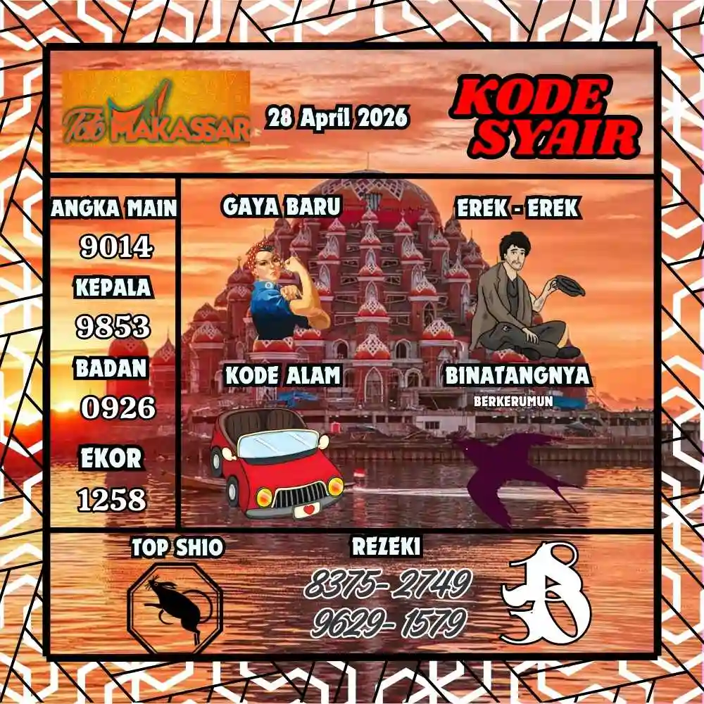 Kode Syair Makasar Pools April 2026
