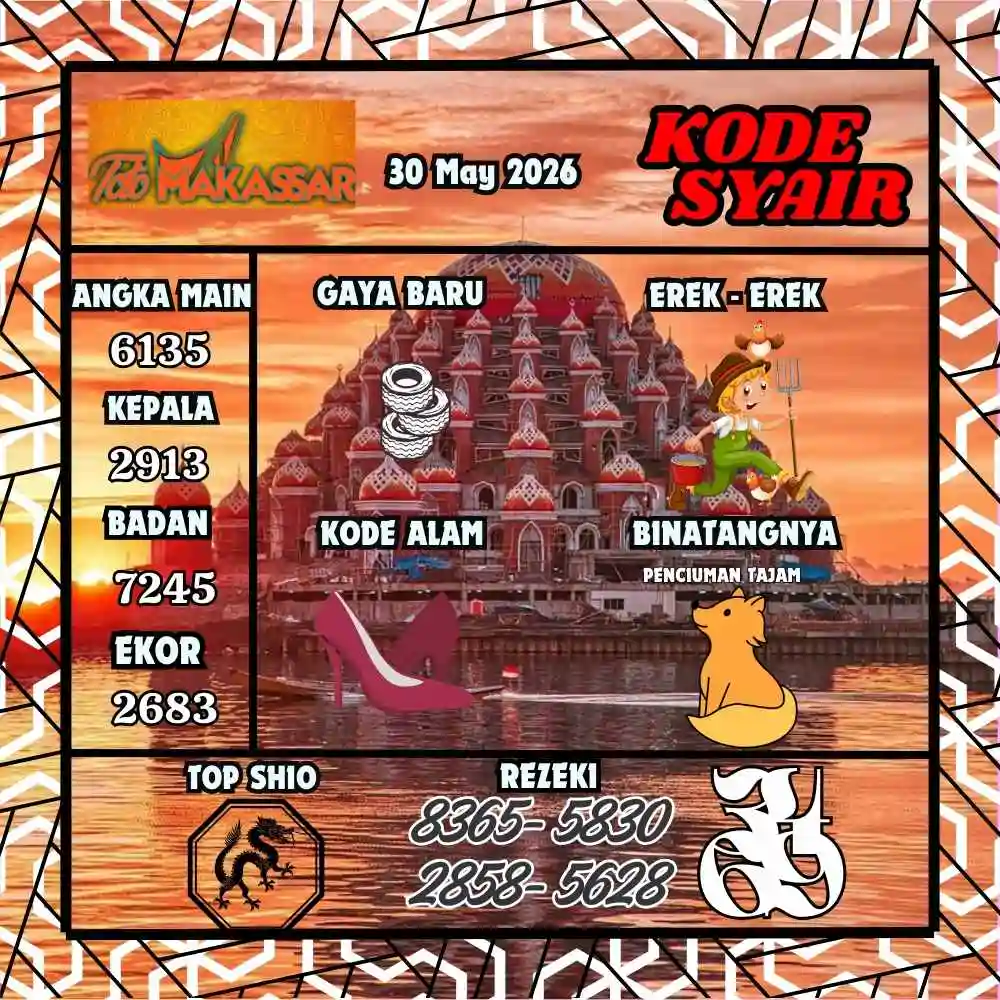 Kode Syair Makasar Pools Mei 2026
