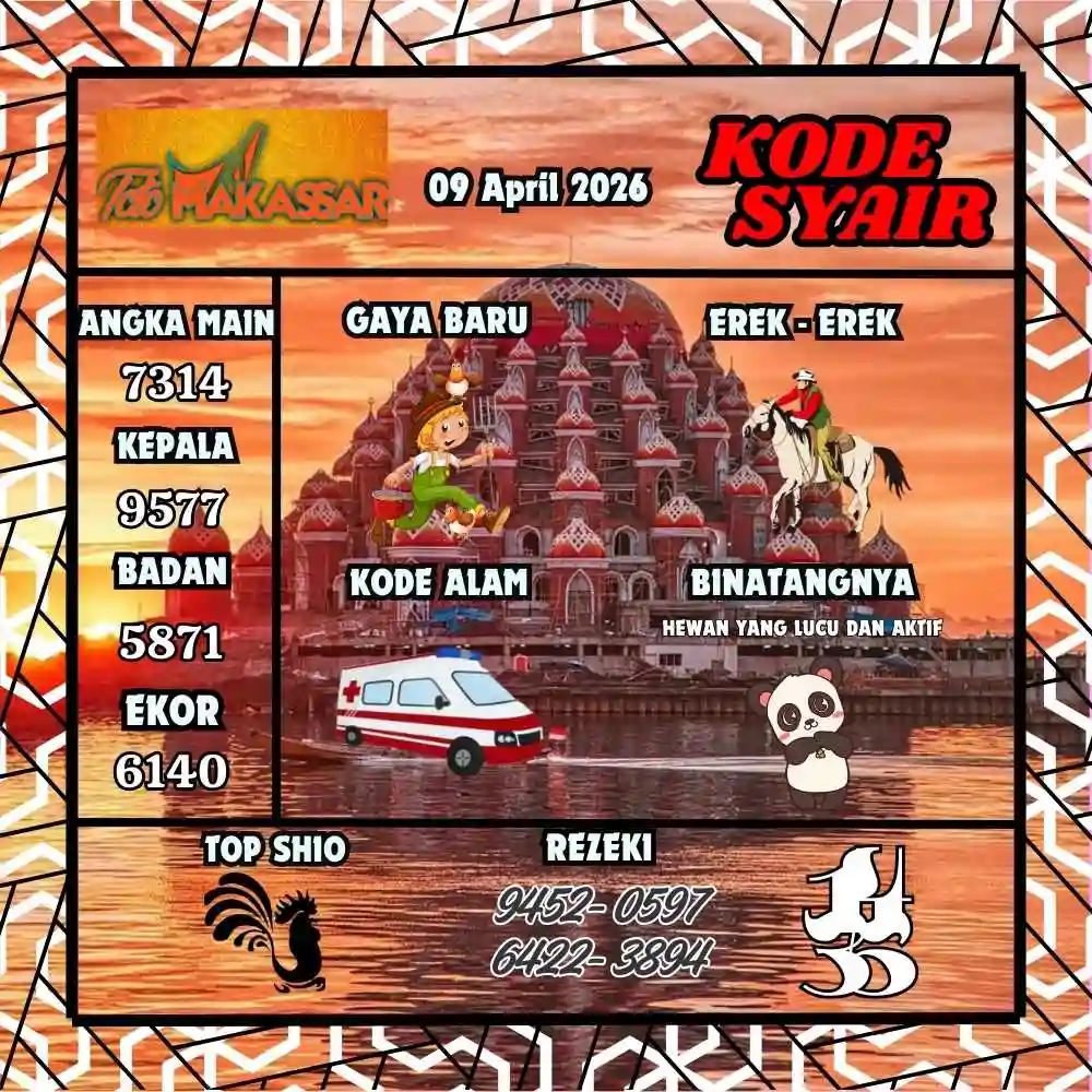 Kode Syair Makasar Pools April 2026
