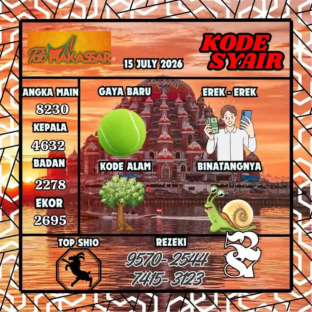 Kode Syair Makasar Pools Juli 2026