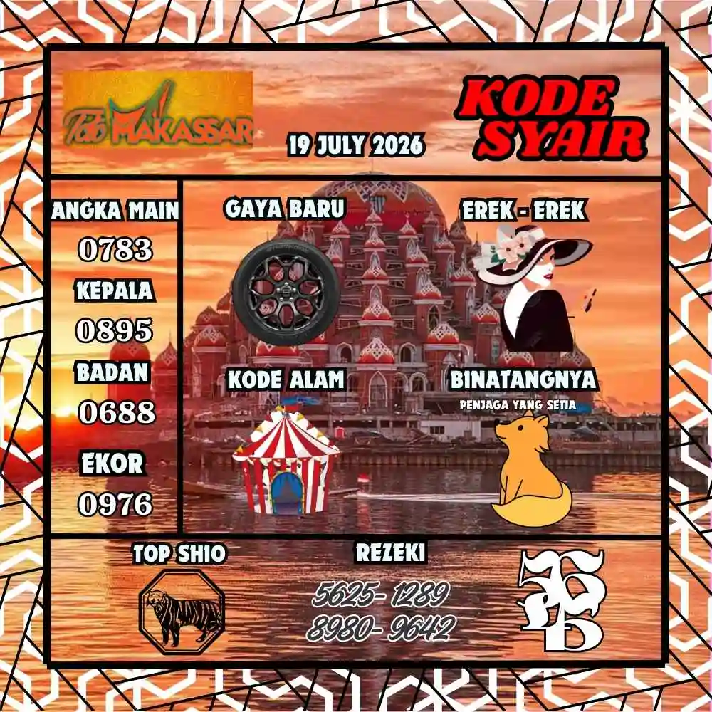 Kode Syair Makasar Pools Juli 2026