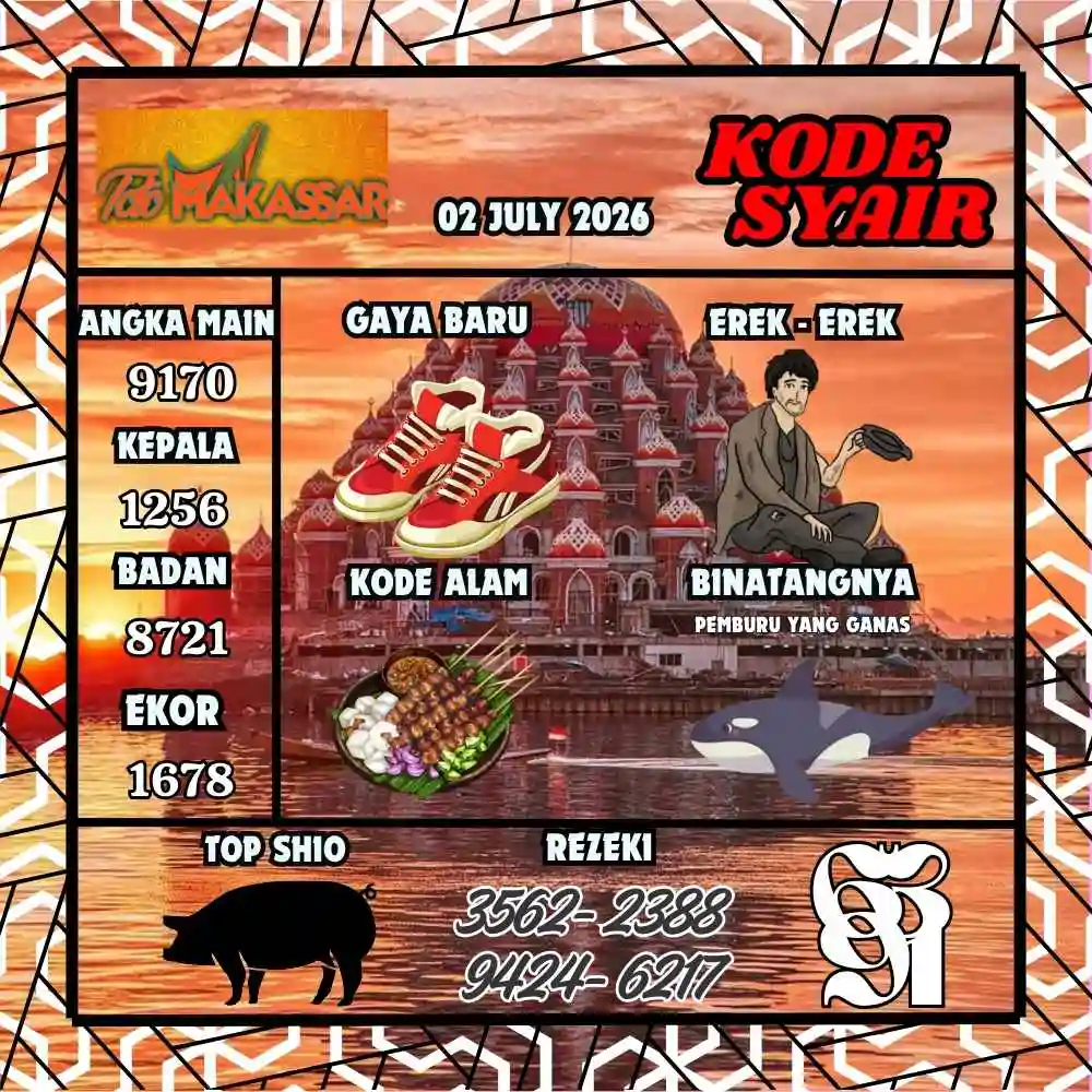 Kode Syair Makasar Pools Juli 2026
