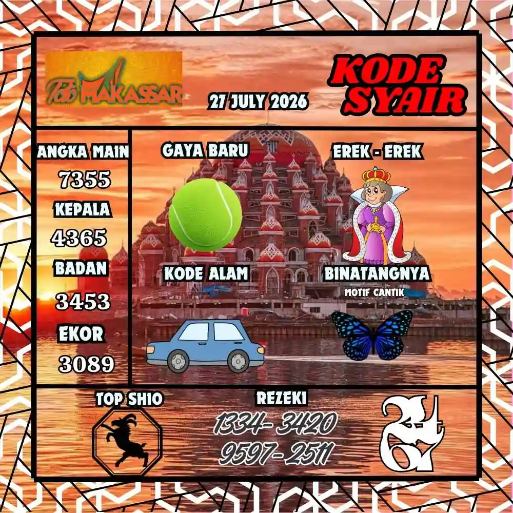 Kode Syair Makasar Pools Juli 2026