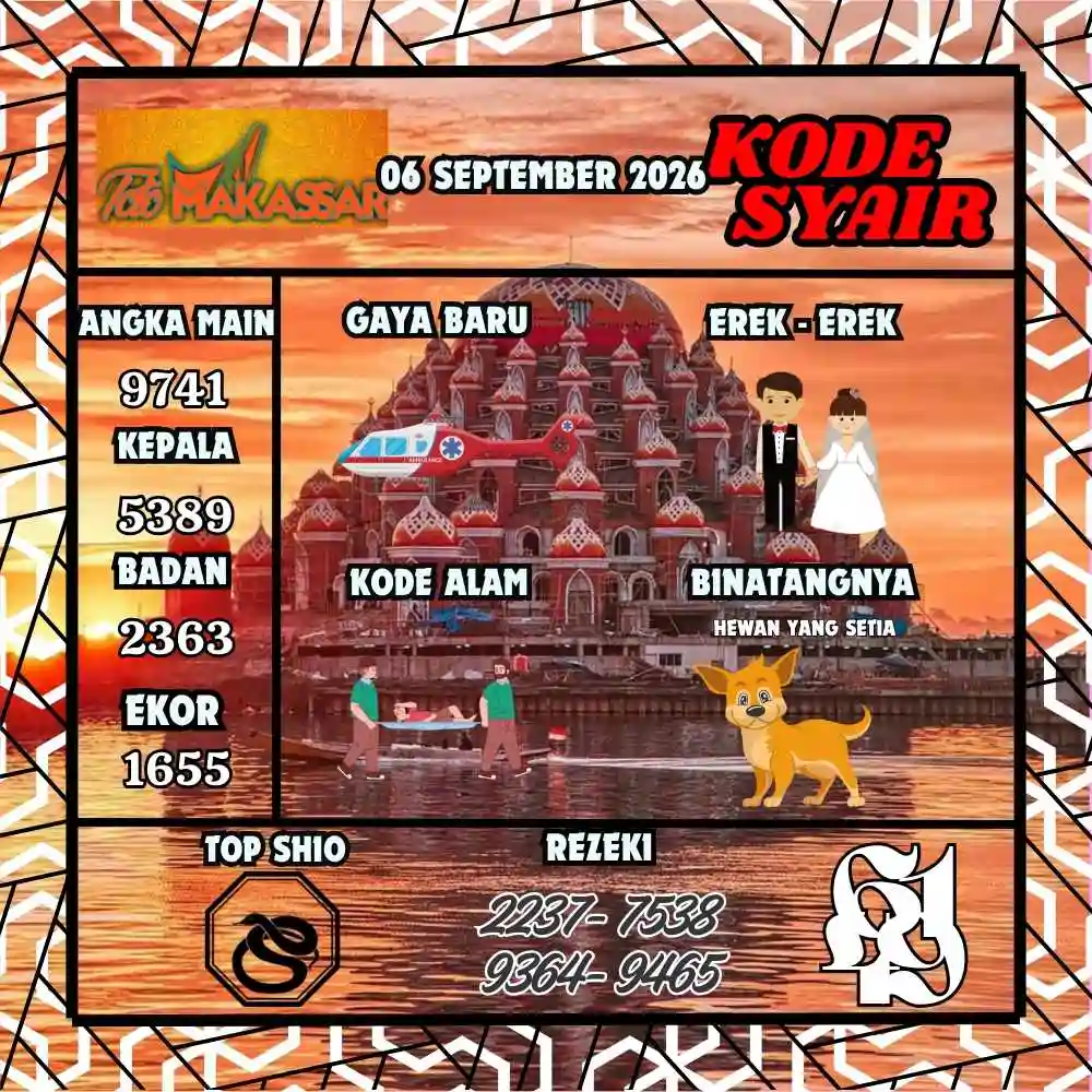Kode Syair Makasar Pools September 2026