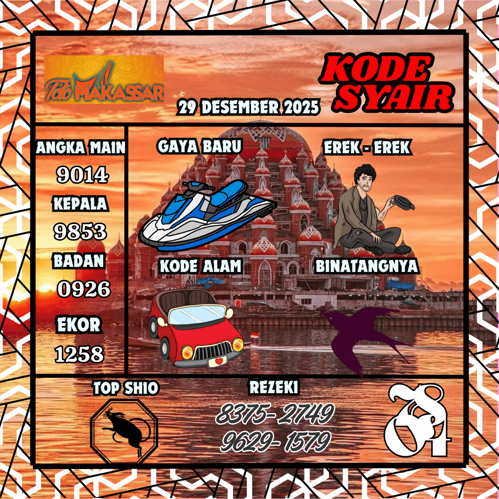 Kode Syair Makasar Pools - Desember Pools